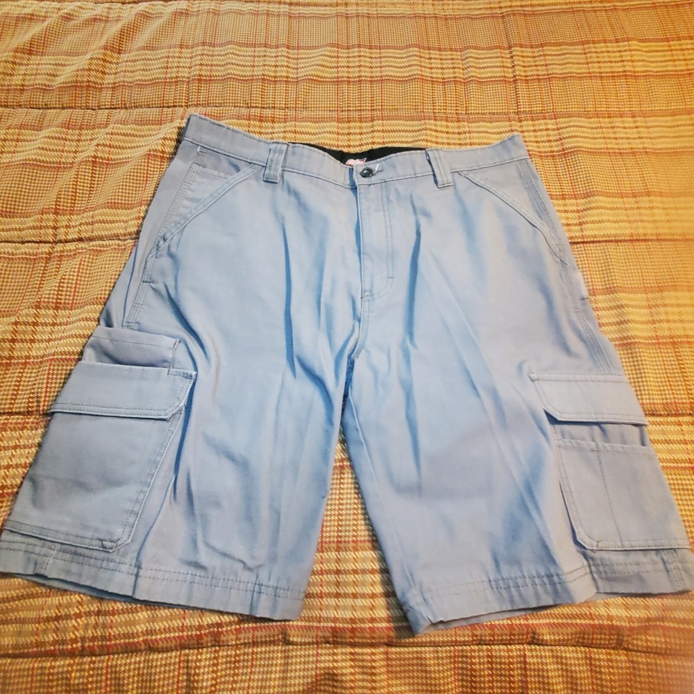 Dickies Duck Carpenter Cargo Shorts 10' Relaxed Olive 36 Work Outdoors Tough Men